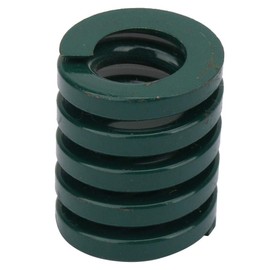 Pack of 2 Outer Diameter 25 mm Inner Diameter 12.5 mm Die Spring Heavy Duty Mould Die Spring Household Shape Flat Wire Spring Green for Plastic Injection Moulding Machines, Spring, Default