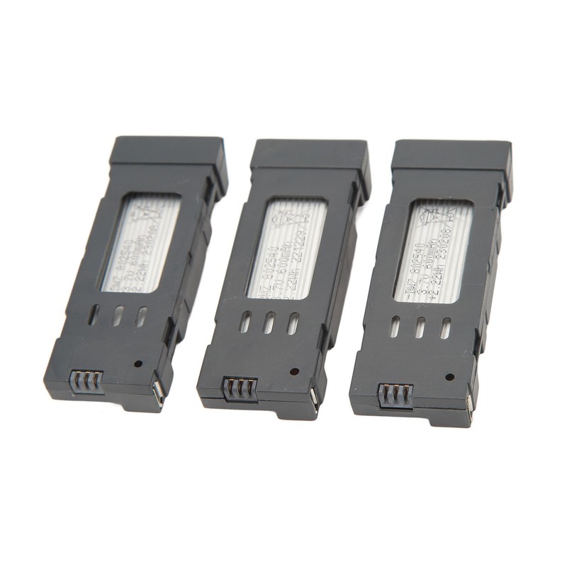 3pcs RC Plane Lithium Battery With 3 In 1 Charging