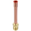 uxcell Brass Pipe Fitting, 3/8 SAE Flare Connector Male Thread