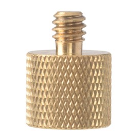 Camera Screw Conversion Adapter Etsumi 1/4" M-3/8" F Reducing Screw Gold VE-6948