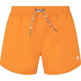 Pepe Jeans Men's Finn Swim Trunks, Orange (Orange), XS