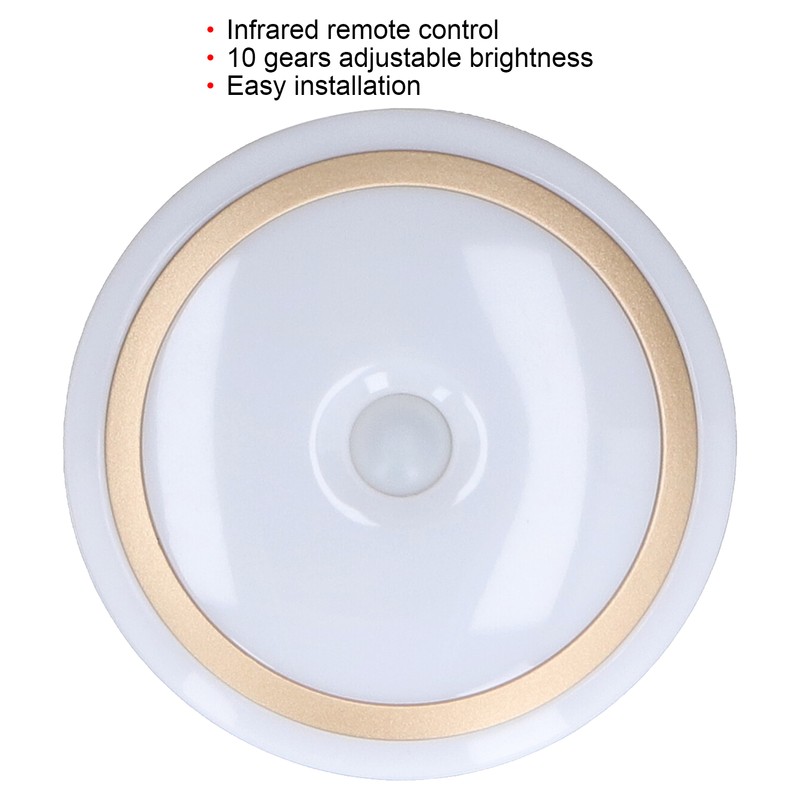 Puck Lights LED Infrared Remote Control 10 Gears Dimmable Easy