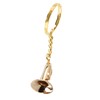 Brass Tuba Key Chain Miniature Golden Musical Instrument Key Chains