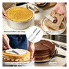 Stainless Steel Curved Icing Spatulas Set 2pc for Home Bakers