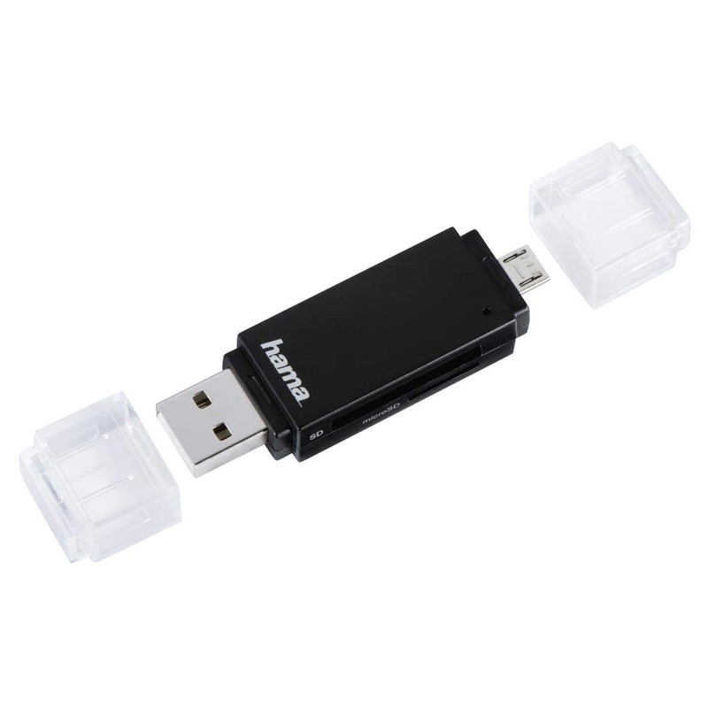 Hama USB 2.0 Basic OTG On The Go Card Reader