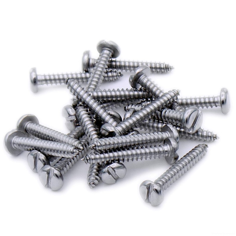 No.8 x 1 (4.2mm x 25mm) Slot Pan Self-Tapping Screw