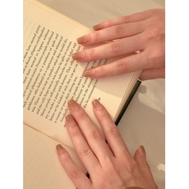 Reusable Nail Tip Rooibos Tea (Regular Square) / 리유저블 네일팁 루이보스 티(레귤러 스퀘어)