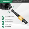 Pkuukme 3PCS Impact Socket Adapter Set - 1/4", 3/8", 1/2"