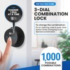 Combi-Cam Combinated Lock 7850R - Large Black Cam Lock |