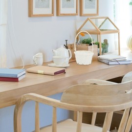 DOITOOL 6pcs Wicker Rattan Flower Basket with Handle- White Mini Flower Girl Basket- Small Woven Basket for Hanging Decoration, Storage, Wedding (Oval/ 4.01X3.14X5.50inch)