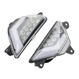 Topteng LED Front Turn Signal Light for KAWASAKI NINJA 300 2013-2017, 400 2018-2023, 650 2012-2023, ZX-6R 2013-2022, ZX-4RR 2023+
