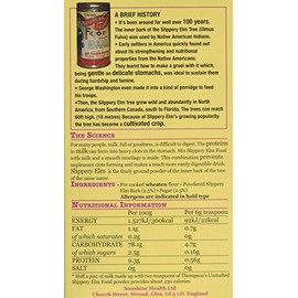 Slippery Elm Food Thompson's Slippery Elm Plain Food 454 g