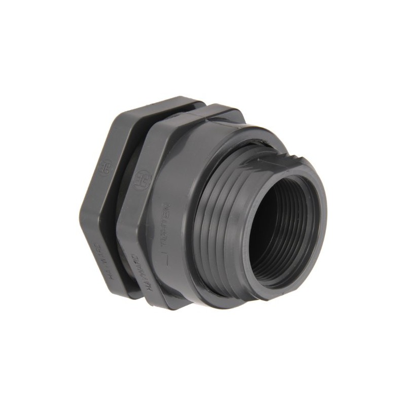 Hayward BFAS1015CES Series BFAS Short Pattern Bulkhead Fitting, Socket x