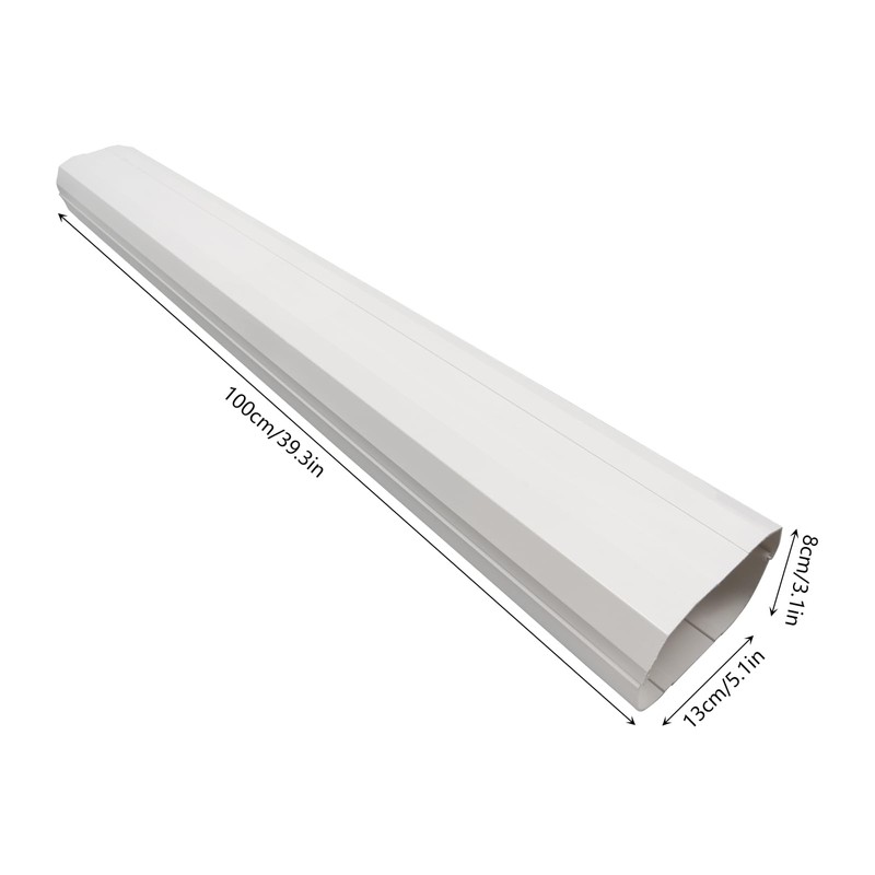 QUEMARQUE Mini Split Line Set Cover, 5" 17Ft Air Conditioner
