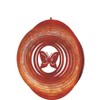 Rostikal Windspiel mit Schmetterling 18 cm Gartendeko Vintage Rost Deko