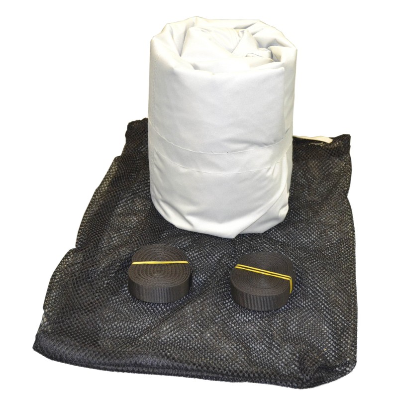 Newport Vessels UV Resistant Inflatable Dinghy Boat Cover, Grey, 11-12-Feet