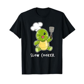 Divertente cucina Slow Cooker Cottura della tartaruga Maglietta