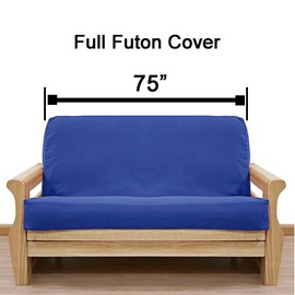 SlipcoverShop Solid Red Futon Cover Full 410