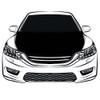 Black Oversized Car Hood Cover 3.3X5FT/6X7FT100% Polyester Elastic Fabrics Can