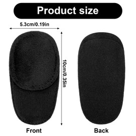 YUXIANLB 8 Pcs Eye Patches for Adults Kids, Right & Left Eye Patch for Glasses, Reusable Lazy Eyepatch for Treating Lazy Amblyopia Strabismus After Surgery (Black)