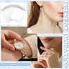 GSXRB PVC Jewelry Pouches Clear Zipper Bags Anti Oxidizing Earrings