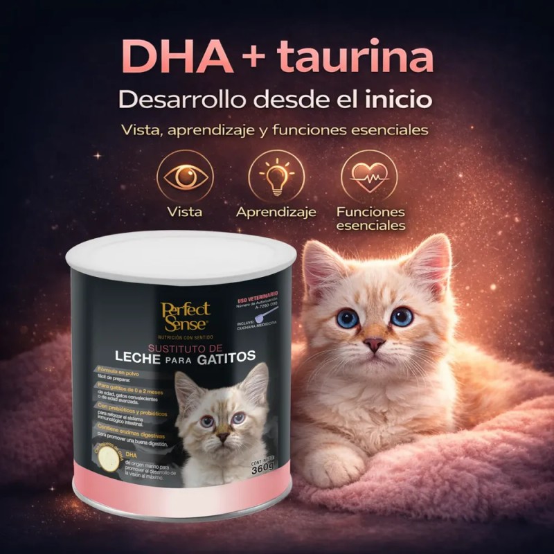 Sustituto De Leche Para Gatitos 360 Gr Perfect Sense