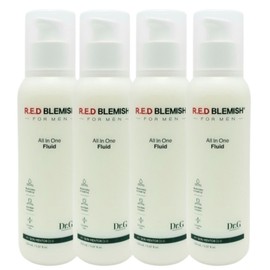 Dr.G Red Blemish for Men All-in-One Fluid 150ml x 4 Men's Lotion Men's All-in-One Whitening / 닥터지 레드 블레미쉬 포 맨 올인원 플루이드 150ml x 4개 남자로션 남성올인원 미백