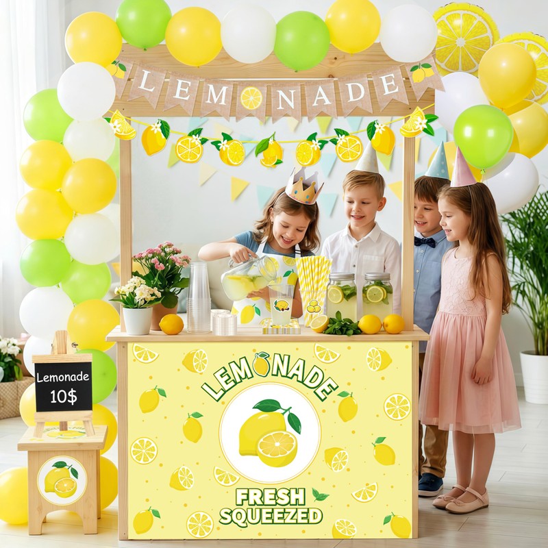 TREWAVE 233 Pcs Lemonade Stand Supplies Kit-50 Lemonade Cups with