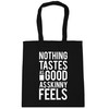 Hippowarehouse Nothing Tastes As Good As Skinny Feels Tote Shopping
