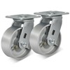 CWfutureparts 5" x 2" Heavy Duty Industrial Casters, 1000 lbs