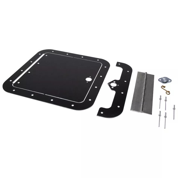 ALLSTAR PERFORMANCE Access Panel Kit Black 8in x 8in ALLSTAR