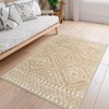 Wonnitar Moroccan Washable Rug 3x5, Non-Slip Entryway Area Rug, Soft