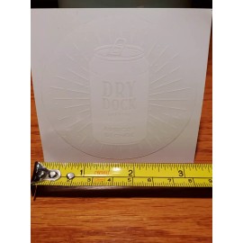DRY DOCK Brewing Co Vinyl Sticker ~NEW! Craft Beer Brew Brewery Logo Decal~