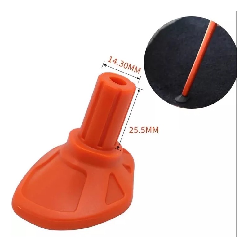 Unbranded Orange Motorcycle Kick Side Stand Base Foot Base Plate