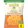 Annie's Organic Cheddar Cheesy Smiles, Baked Corn Puffs, Gluten Free,