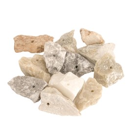 artdee 12 Soapstone Amulet Pendants with Hole - Blanks (Asbestos-Free)