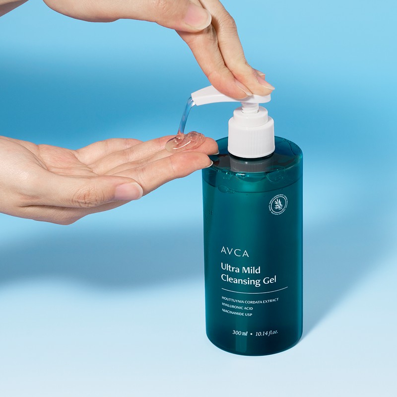 Abka [Abca] Ultra Mild Houttuynia cordata Hyaluronic Hypoallergenic Cleansing Gel