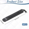 Prasacco Pack of 6 Tyre Levers Bicycle, Black Plastic Bicycle
