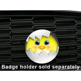 Artistic Reflection Hatching Chick - Easter Spring Cute Magnetic Grill Grille Badge for MINI Cooper