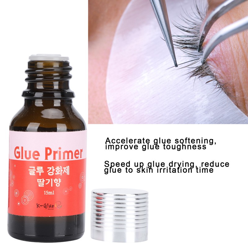 15ml False Eyelash Primer Glue Eyelash Extension Grafting Eyelash Glue