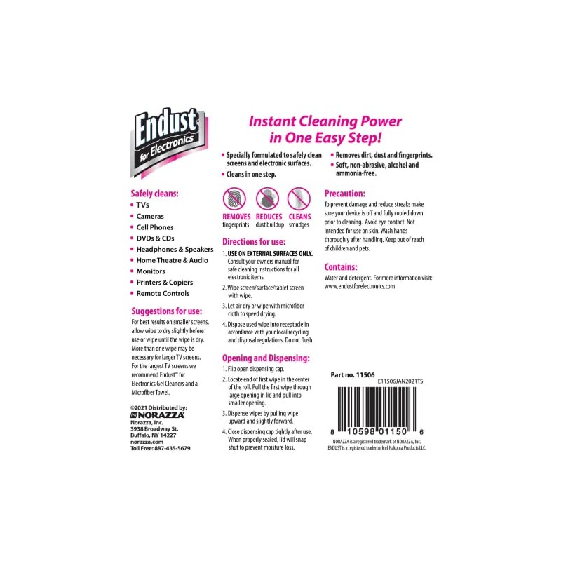 Endust for Electronics Screen Cleaner, Electronic Anti-Static Cleaning Gel &