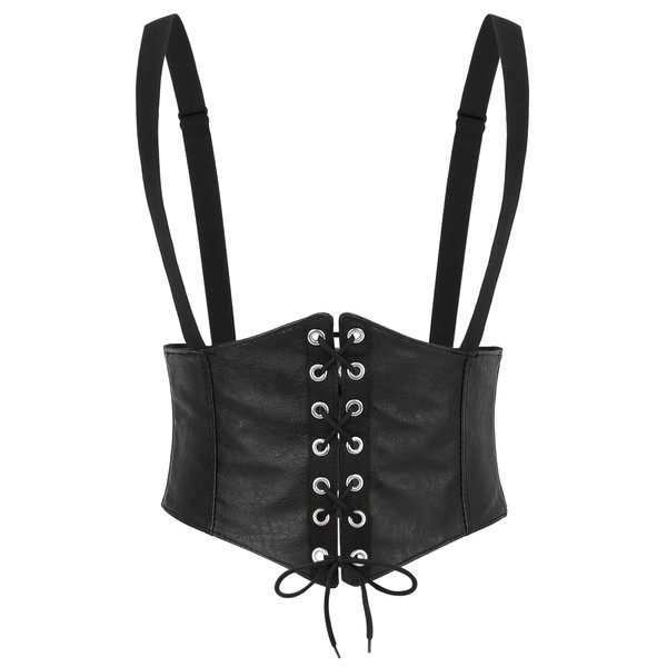 SANSTHS Women Corset Waist Belt, Elastic Wide Renaissance Underbust Corset