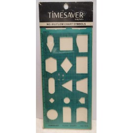 Timesaver, Standard, Flow Chart Symbols No. 812 Professional Drafting Template