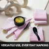 Softopia Cotton Cloth Napkins 18x18 Inches - Striped Design, 100%