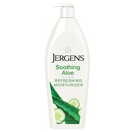 Jergens Soothing Aloe Refreshing Moisturizer for Unisex Moisturizer 21 oz