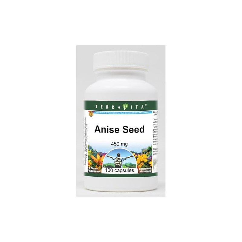 Anise Seed - 450 mg (100 Capsules, ZIN: 510702)