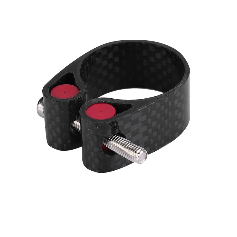 31.8mm Carbon Fiber Mountain Bike Bicycle Seat Post Clamp Quick