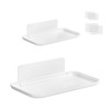 MfhdgXAvs 2Pcs Foldable Floating Shelves for Wall, No Drill Adhesive