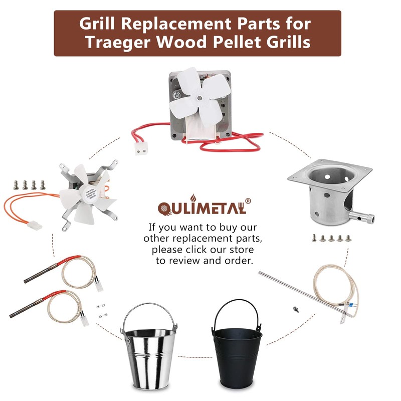 RTD Temperature Probe Sensor Grill Replacement Parts for Traeger Digital
