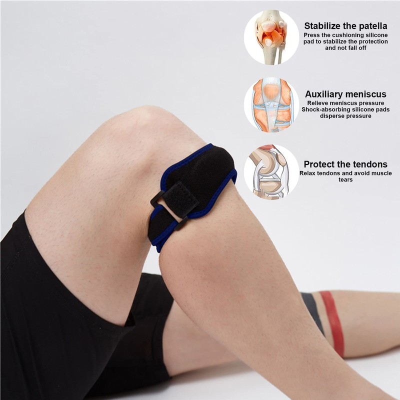Knee Pad Straps Knee Pads Adjustable for Meniscus Ripped Arthritis